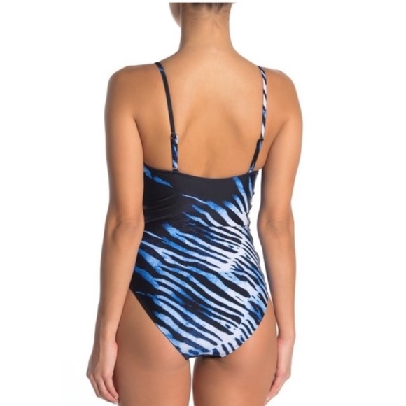 Rachel Rachel Roy Lace Up One-Piece Swimsuit - Picture 3 of 7
